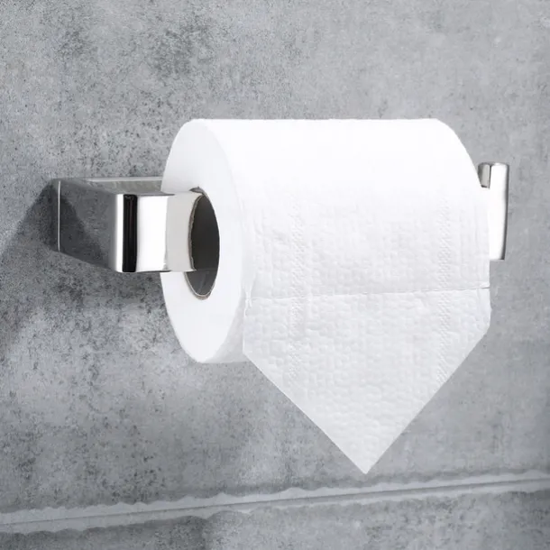 Bathroom Accessory Set 304 Stainless Steel 3-Piece Towel Rack Towel Ring Toilet Paper RackBright Silvery