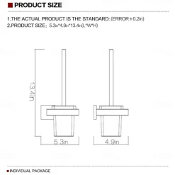 Bathroom Accessory Set / Toilet Paper Holder / Toilet Brush Holder New Design / Creative Contemporary / Traditional Glasses / Stainless Steel / Metal 4pcs - Bathroom Wall Mounted