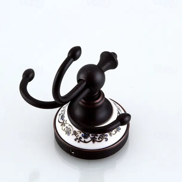 Bathroom Accessory Set Antique Brass 3pcs Include Toilet Paper Holders Robe Hook and Tower Ring Oil-rubbed Bronze