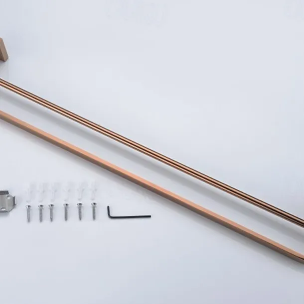 Bathroom Accessory Set Contemporary Brass 4pcs - Hotel bath Toilet Paper Holders / Robe Hook / tower bar Wall Mounted