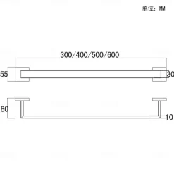 Bathroom Accessory Set Stainless Steel Include Towel Bar/Robe Hook/Toilet Paper Holder/Bathroom Tower Rack Matte Black 1or3or4pcs