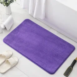 Bathroom Bath Mat Non-slip, Extra Soft and Absorbent Bath Rugs, Washable Non-Slip Carpet Mat for Bathroom Floor, Tub, Shower Room