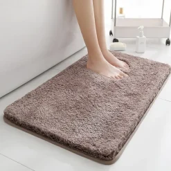 Bathroom Bath Mat Non-slip, Extra Soft and Absorbent Bath Rugs, Washable Non-Slip Carpet Mat for Bathroom Floor, Tub, Shower Room