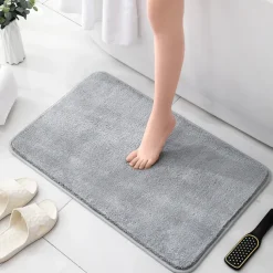 Bathroom Bath Mat Non-slip, Extra Soft and Absorbent Bath Rugs, Washable Non-Slip Carpet Mat for Bathroom Floor, Tub, Shower Room