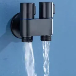 Bathroom Handheld Shower Bidet Shattaf Sprayer Wall Mount, Toilet Hand Held Bidet Shower Spray Wall Mounted Diaper Bathing Pets Feminine Hygiene Cleaning