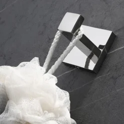 Bathroom Hardware Accessory Set,Stainless Steel Contain with Towel Bar,Robe Hook, Toliet Paper Holder and Bathroom Rack Wall Mounted Polished/Brushed/Painted Finishes