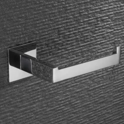 Bathroom Hardware Accessory Set,Self-Adhesive Wall Mounted Robe Hook,Chrome Stainless Steel Towel Bar, Towel Holder, Toilet Paper Holder