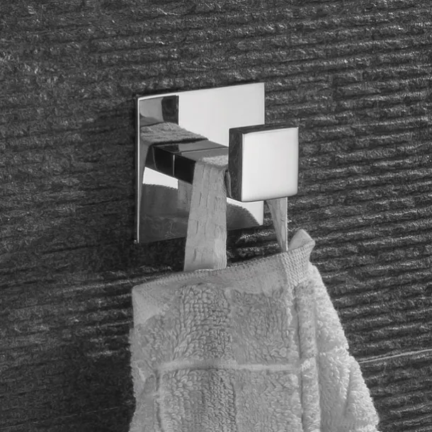 Bathroom Hardware Accessory Set,Self-Adhesive Wall Mounted Robe Hook,Chrome Stainless Steel Towel Bar, Towel Holder, Toilet Paper Holder