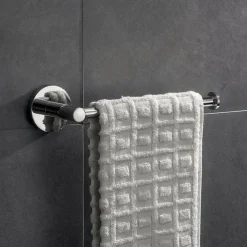 Bathroom Hardware Accessory Towel Ring/Toilet Paper Holder/Robe Hook/Soap Dish and Towel Holder Stainless Steel Wall Mounted Silver
