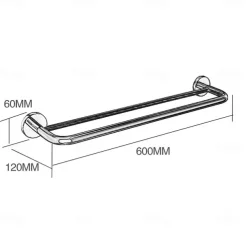 Bathroom Hardware Accessory Towel Ring/Toilet Paper Holder/Robe Hook/Soap Dish and Towel Holder Stainless Steel Wall Mounted Silver