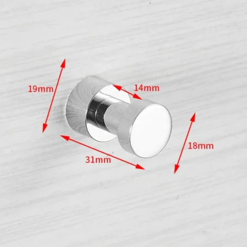 Bathroom Robe Hooks Brass, Wall Mounted Bathroom Towel Hook Coat Hook 3PCS/5PCS