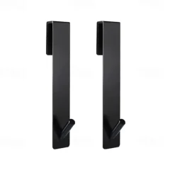 Bathroom Shower Door Hook Over Glass Door Shower Towel Rack Stainless Steel Drilling Free Towel Holder Hanger