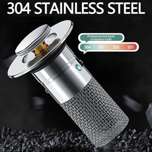 Bathroom Sink Drain Strainer, Pop Up Sink Drain Filter with Removable Stainless Steel Filter Basket Hair Catcher, Bathroom Sink Drain Stopper, for Us Bathroom Sink Stopper Replacement