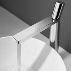 Bathroom Sink Faucet - Classic Electroplated Mount Outside Single Handle One HoleBath Taps