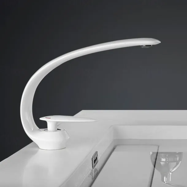 Bathroom Sink Faucet - Classic Oil-rubbed Bronze / Nickel Brushed / Electroplated Centerset Single Handle One HoleBath Taps