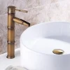 Bathroom Sink Faucet - Classic Antique Brass Centerset Single Handle One HoleBath Taps