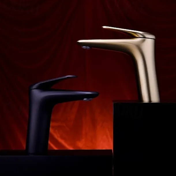 Bathroom Sink Faucet - Single Chrome / Brushed / Electroplated Centerset Single Handle One HoleBath Taps / Brass