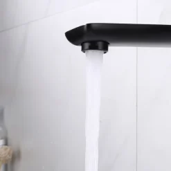 Bathroom Sink Faucet - Wall Mount Electroplated Wall Installation Wall mountedBath Taps