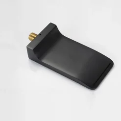 Bathroom Sink Faucet - Wall Mount / Waterfall Painted Finishes Wall Mounted Single Handle Two HolesBath Taps