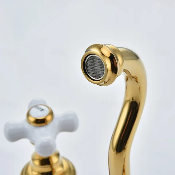 Bathroom Sink Faucet - Wall Mount / Widespread Electroplated Mount Inside Wall mountedBath Taps