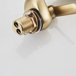 Bathroom Sink Faucet - Waterfall Antique Brass Centerset Single Handle One HoleBath Taps