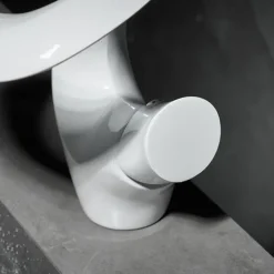 Bathroom Sink Faucet - Waterfall Painted Finishes Mount Outside Single Handle One HoleBath Taps