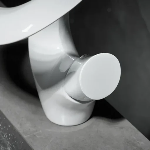 Bathroom Sink Faucet - Waterfall Painted Finishes Mount Outside Single Handle One HoleBath Taps