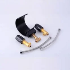 Bathroom Sink Faucet - Widespread Painted Finishes Vessel Two Handles One HoleBath Taps Modern Single Hole Bathroom Faucet, Single Handle Bathroom Faucet Chrome, Bathroom Sink Faucet, Drain Assembly