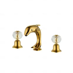 Bathroom Sink Faucet - Widespread Chrome Widespread Two Handles Three HolesBath Taps