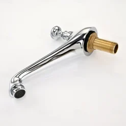 Bathroom Sink Faucet - Widespread Electroplated Widespread Two Handles Three HolesBath Taps