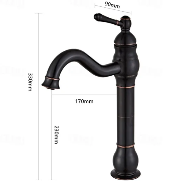 Bathroom Sink Faucet Antique Brass/ORB/Brushed Nickel Rotatable Single Handle One Hole Bath Taps