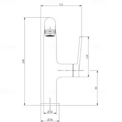 Bathroom Sink Faucet with Pull Out Spray,Brass 3-modes Electroplated / Painted Finishes Centerset Single Handle One Hole Lavatory Rotating Spout for Cold and Hot Water Bath Taps