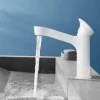 Bathroom Sink Faucet,Black Bathroom Faucet,Brass Single Handle One Hole Bath Taps(Black/Grey/Chrome/Golden)