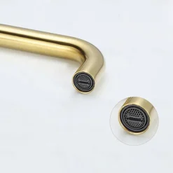 Bathroom Sink Faucet,Black/Chrome/Brushed Gold/Rose Gold Finish Widespread Single Handle Dual Holes Basin Sink Mixer Tap Washroom Faucet with Hot and Cold Switch