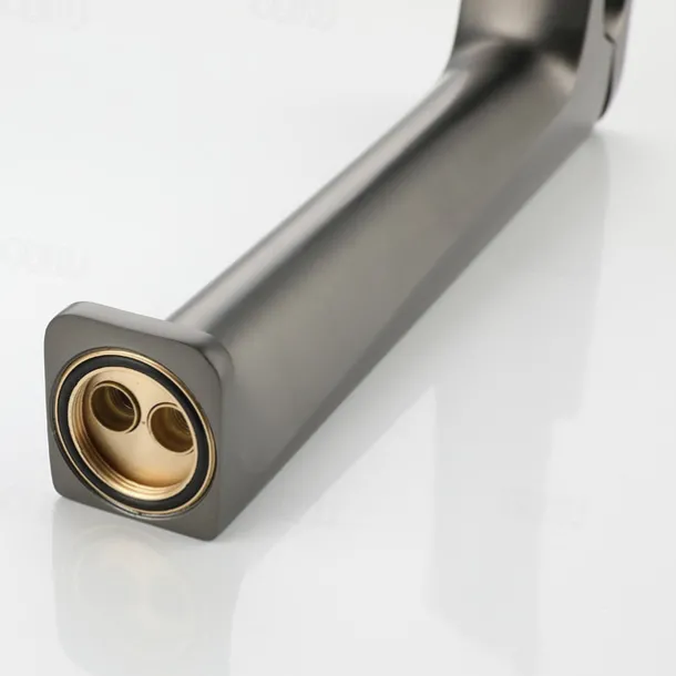 Bathroom Sink Faucet,Brass Stereoscopy Single Handle One Hole Bath Taps with Hot and Cold Switch