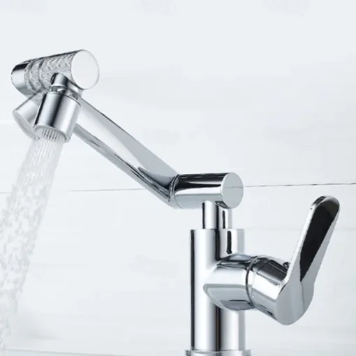 Bathroom Sink Faucet,Brass 360 Degree Rotating Liftable 3-Type Outlet Multi-Function Single Handle One Hole Bath Taps（Matte Black/Chrome）