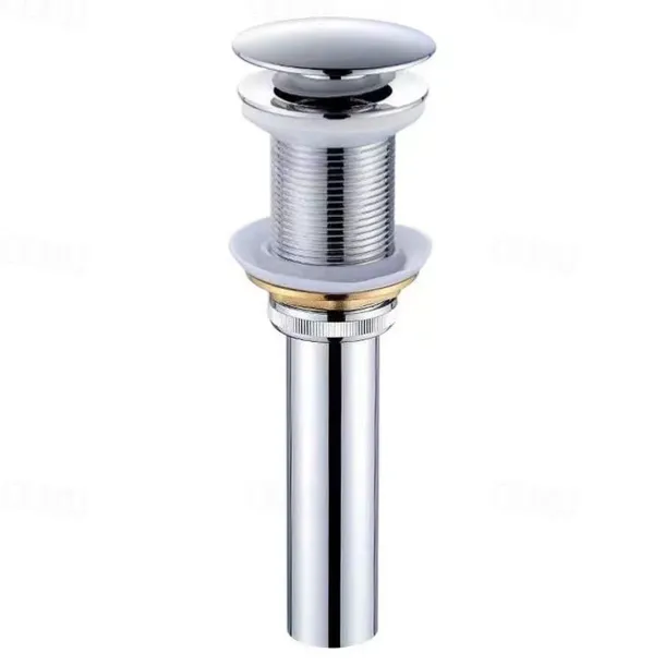 Bathroom Sink Mixer Faucet, Monobloc Washroom Basin Taps Single Handle One Hole Deck Mounted with Hot and Cold Hose