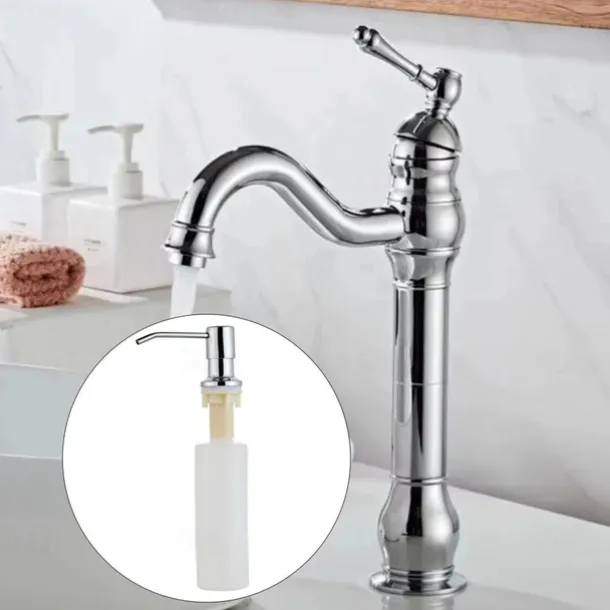 Bathroom Sink Mixer Faucet Antique Brass ORB, 360 Rotatable Basin Tap Single Handle Deck Mounted, Traditional Washroom Vessel Bath Taps