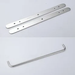 Bathroom Towel Bar Chrome Multilayer New Design Stainless Steel Bath 3 Rods Towel Rack Wall Mounted Silvery 1pc