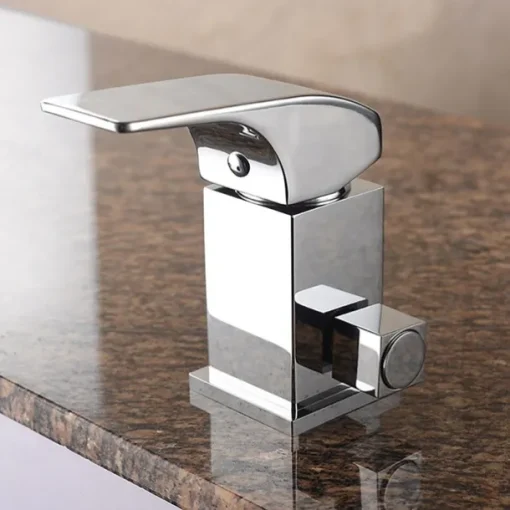 Bathtub Faucet - Contemporary Chrome Roman Tub Ceramic Valve Bath Shower Mixer Taps / Brass / Single Handle Three Holes