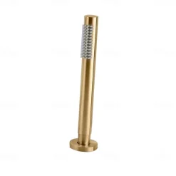 Bathtub Faucet - Contemporary Nickel Brushed Roman Tub Brass Valve Bath Shower Mixer Taps / Two Handles Four Holes