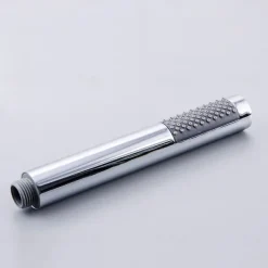 Bathtub Faucet 5 Hole Bathroom Tub Taps Deck Mounted, 3 Handle Sink Mixer Hot and Cold Bathroom Shower Faucets with Handshower Handheld Tap