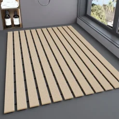 Bathtub Mat Anti-Slip Shower Foot Mat Waterproof and Anti-Fall for Shower Room and Toilet Household Use Non-Slip Quick Drying Perfect for Bathroom Safety and Comfort Easy to Clean