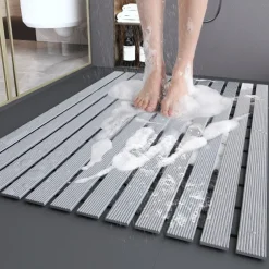 Bathtub Mat Anti-Slip Shower Foot Mat Waterproof and Anti-Fall for Shower Room and Toilet Household Use Non-Slip Quick Drying Perfect for Bathroom Safety and Comfort Easy to Clean