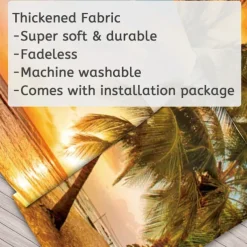 Beach Hanging Tapestry Wall Art Large Tapestry Mural Decor Photograph Backdrop Blanket Curtain Home Bedroom Living Room Decoration