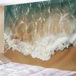 Beach Island Hanging Tapestry Wall Art Large Tapestry Mural Decor Photograph Backdrop Blanket Curtain Home Bedroom Living Room Decoration