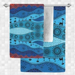 Beach Towel 100% Micro Fiber Mandala Series Oversized Beach Towel, 35