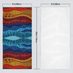 Beach Towel 100% Micro Fiber Mandala Series Oversized Beach Towel, 35