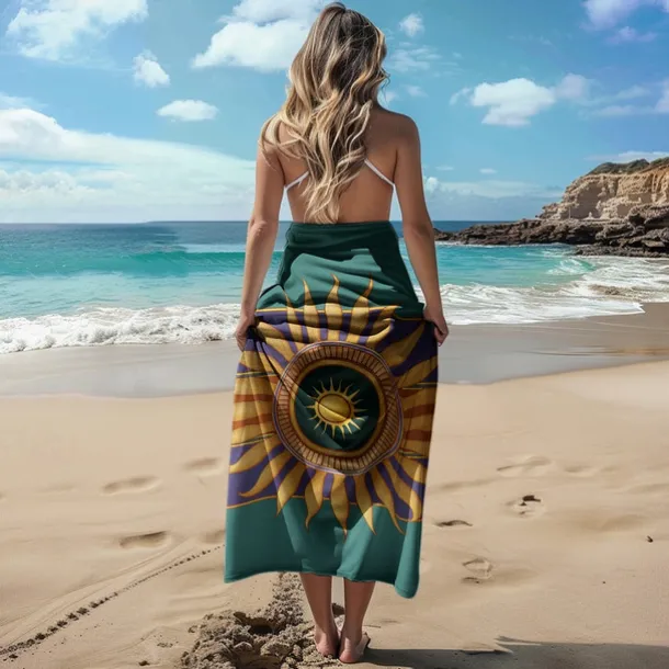 Beach Towel Bath Towel Large 3D Print Sea Pattern Towel Bath Towel Beach Sheet Blanket Classic 100% Micro Fiber Comfy Blankets