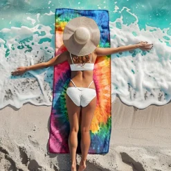 Beach Towel Bath Towel Large 3D Print Sea Pattern Towel Bath Towel Beach Sheet Blanket Classic 100% Micro Fiber Comfy Blankets